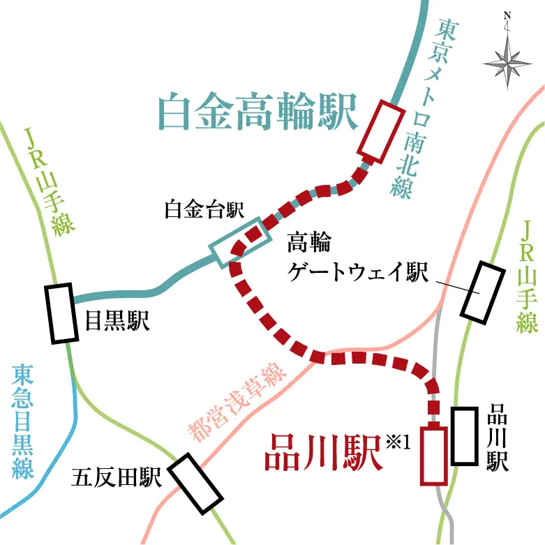 東京メトロ南北線延伸予定概念図