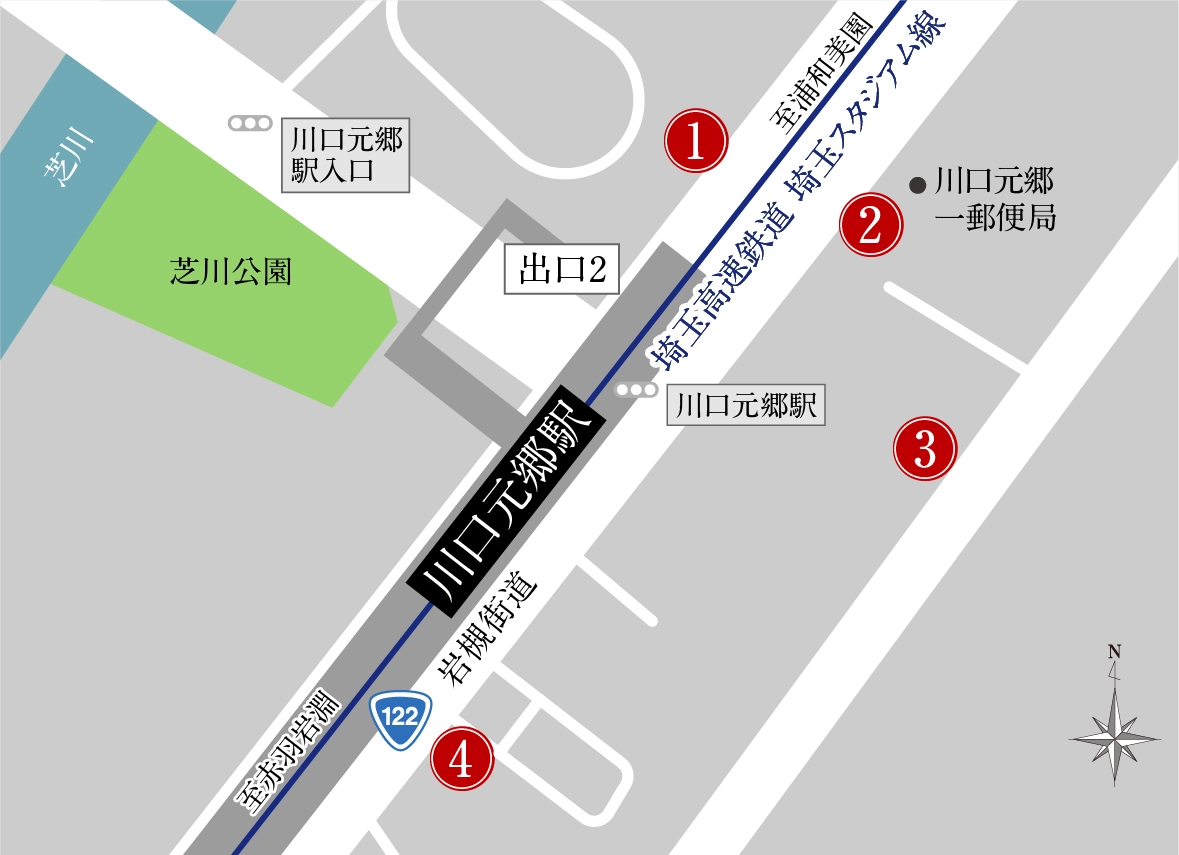 駐輪場案内図